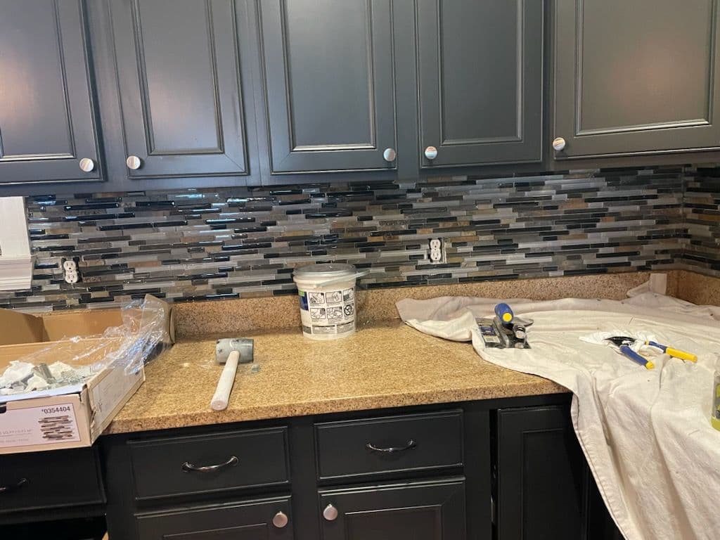Elevate Your Kitchen's Look with Our Stylish Backsplash Installation image