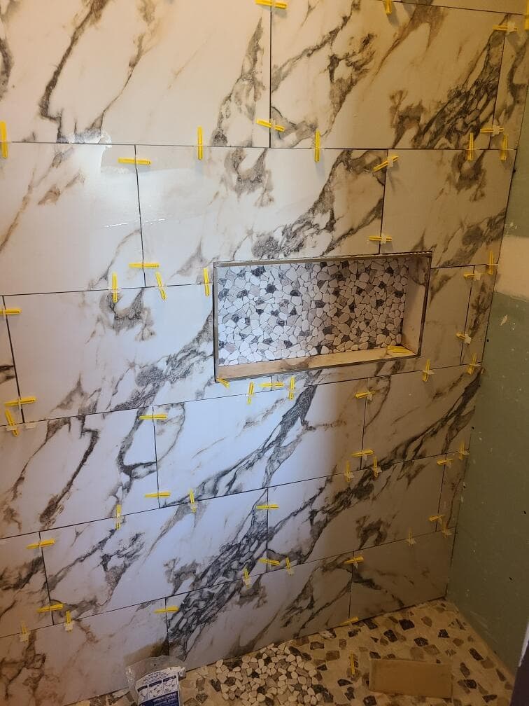 Stunning Bathroom Tile Installation image