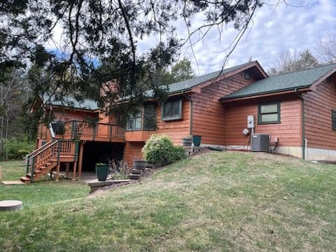 Project Rustic Home Exterior and Deck Staining Perfection image