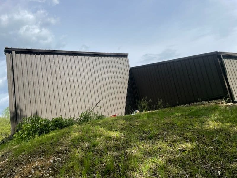 Gallery photos for Stunning Metal Barn Repaint in Foristell: Image #1