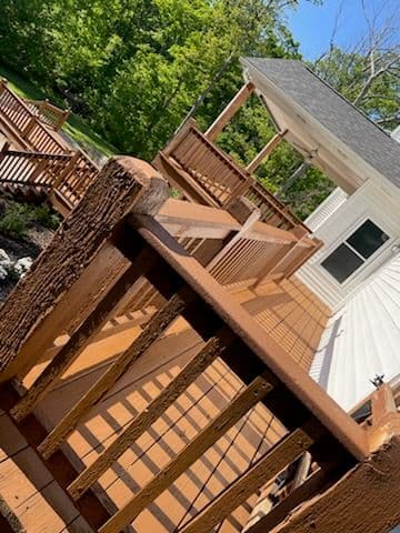 Gallery photos for Transformative Deck Staining in Foristell: Image #1