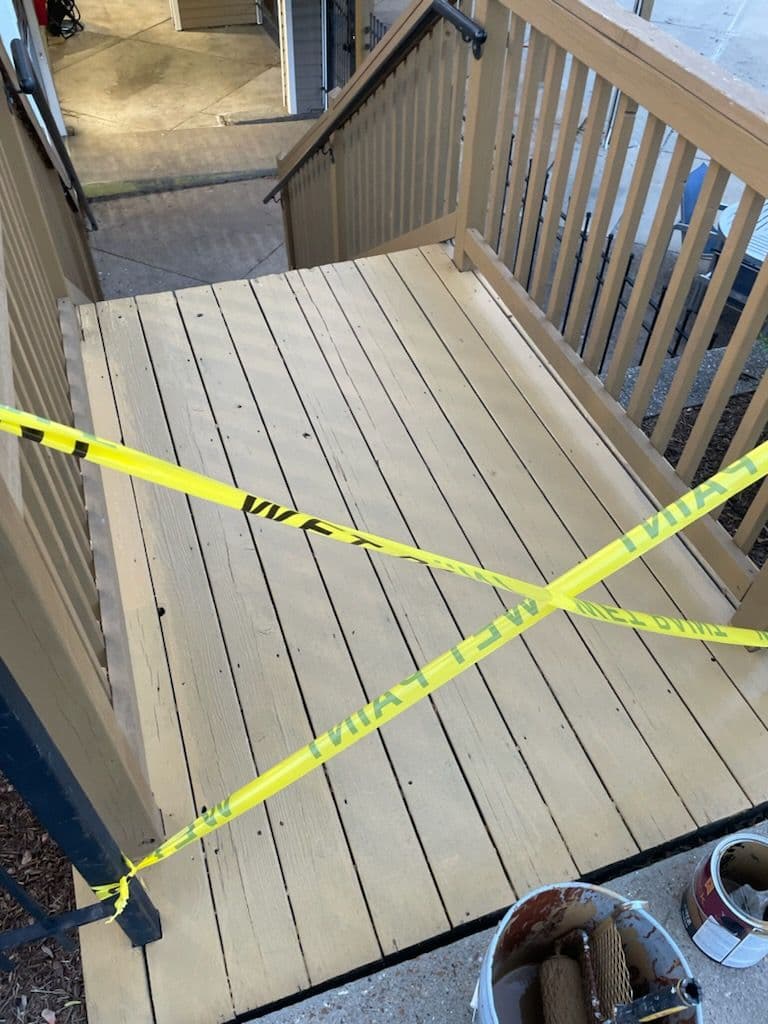 Gallery photos for Stair Transformation with Durable Stain in Florissant: Image #1