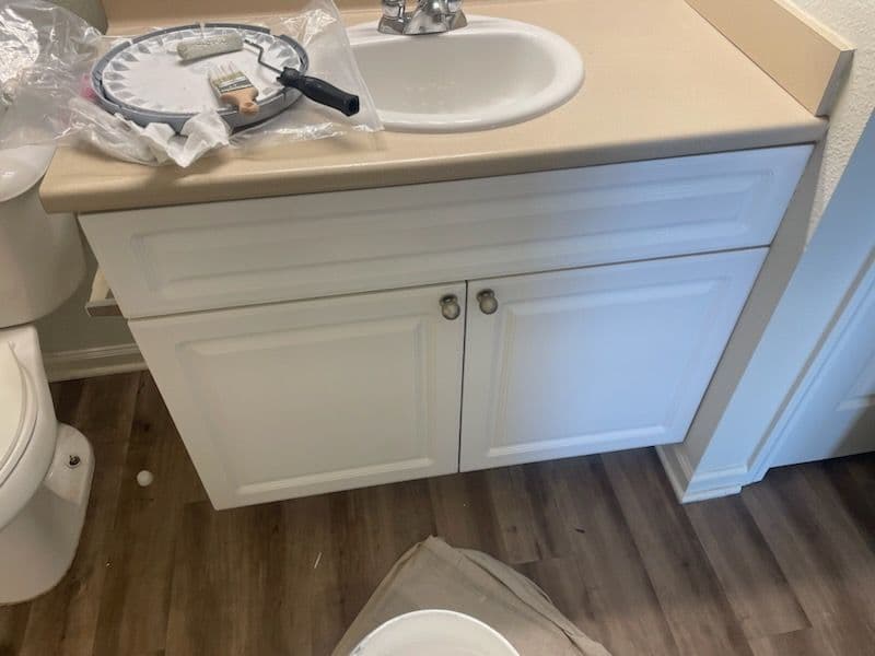 Gallery photos for St Charles Cabinet Makeover Shine with White: Image #1