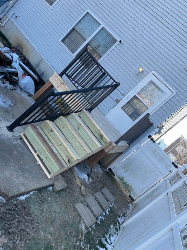 Gallery photos for Fresh New Porch Installation: Image #1